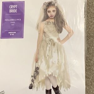 Girls Crypt bride costume